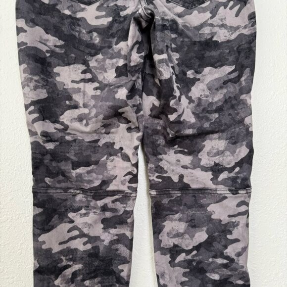 Spanx camo gray stretch twill cargo zipper joggers S - Picture 10 of 13
